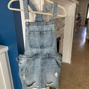 Denim Overall Dress
